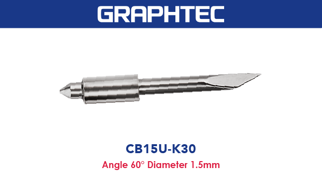 Graphtec (53005-003)1.5mm supersteel blade 60° (2/pack)/for PHP32/33/35-CB15N-HS bladeholder (image for) Graphtec (53005-003)1.5mm supersteel blade 60° (2/pack)/for PHP32/33/35-CB15N-HS bladeholder