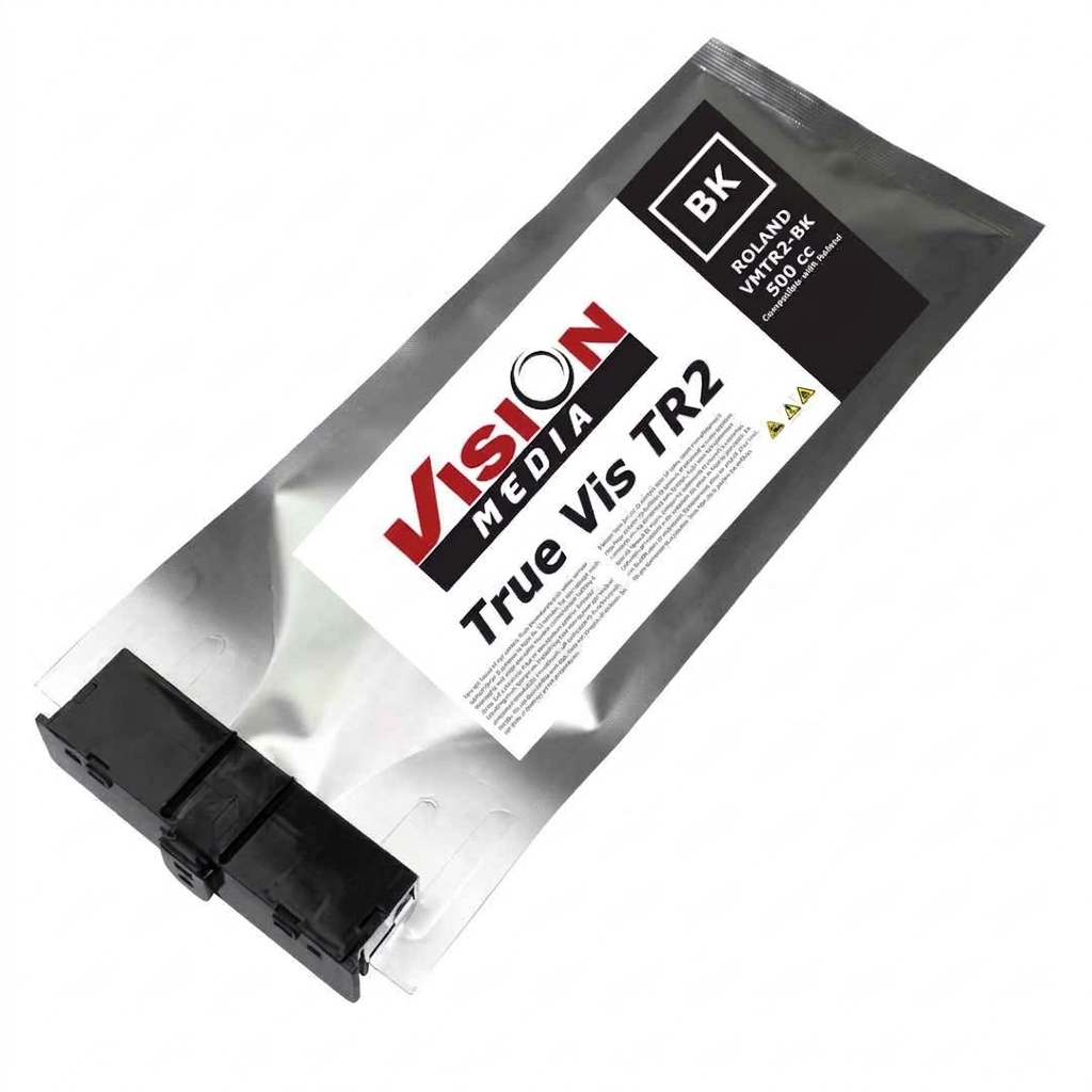 Vision Media Roland TR2 Ink Black 500ml (image for) Vision Media Roland TR2 Ink Black 500ml