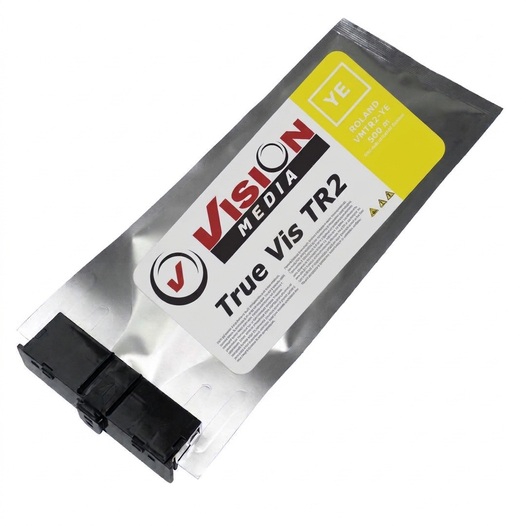 Vision Media Roland TR2 Ink Yellow 500ml (image for) Vision Media Roland TR2 Ink Yellow 500ml
